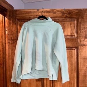 This is a turtle neck sweatshirt! Super comfy and light.